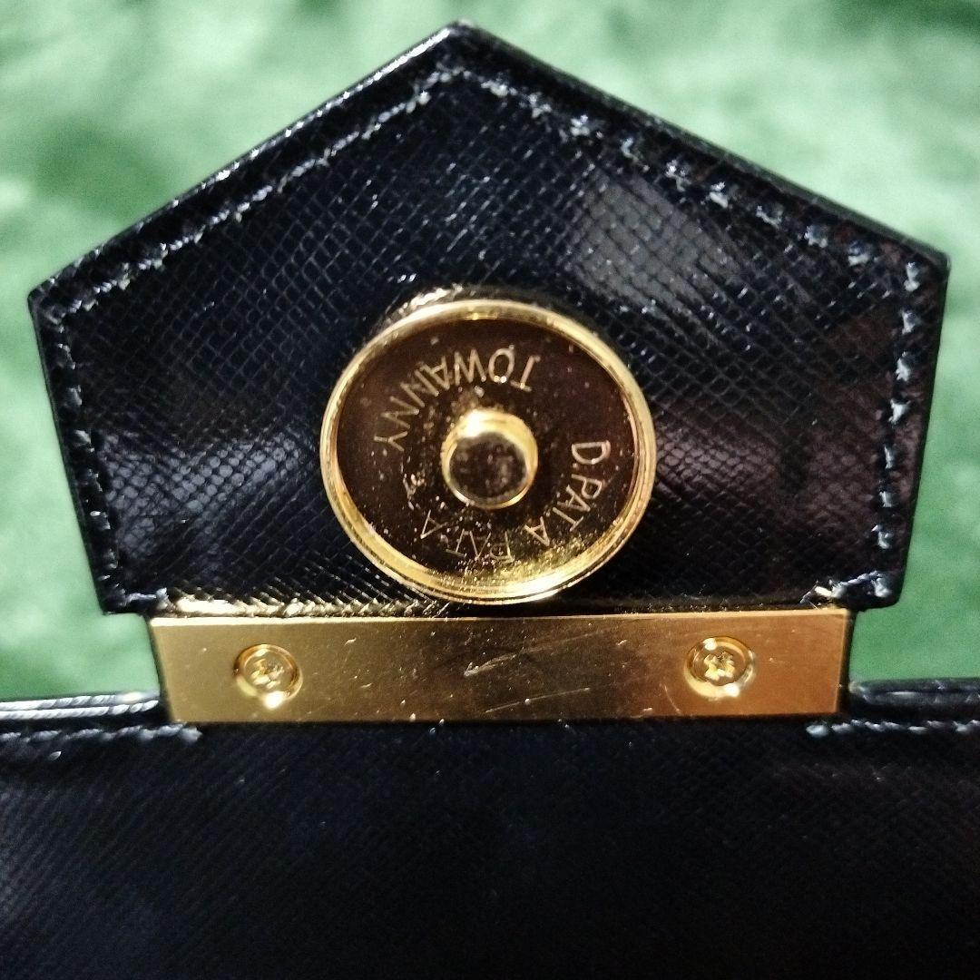 Saint Laurent Hand Bag Tote Purse Logo Leather Black Authentic