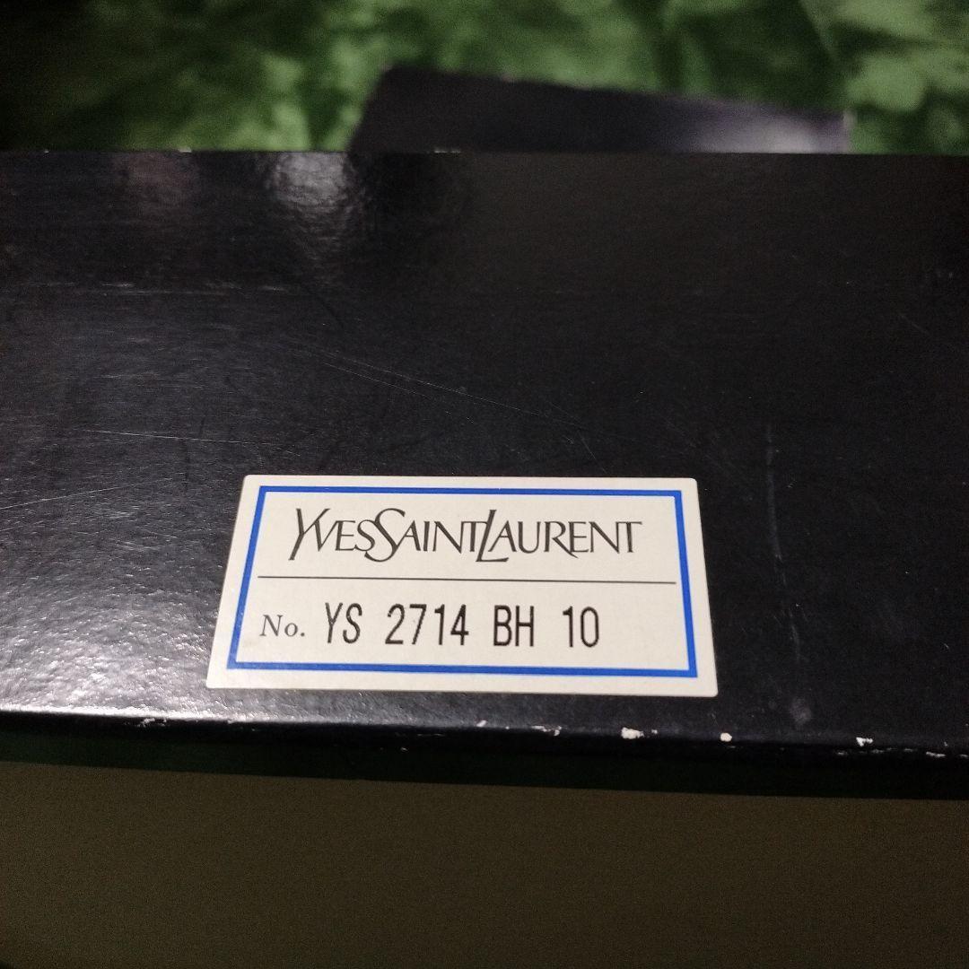 Saint Laurent Hand Bag Tote Purse Logo Leather Black Authentic