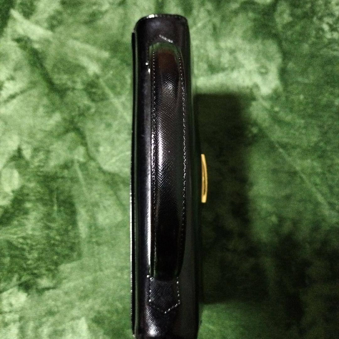 Saint Laurent Hand Bag Tote Purse Logo Leather Black Authentic