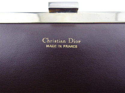 Christian Dior Clutch Bag Second Bag Trotter Brown Authentic