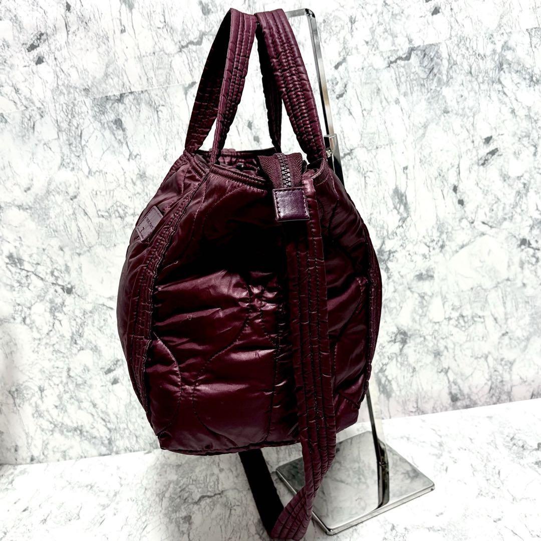 sea by chloe Purse shoulder bag handbag quilted purple Women's Used Authentic