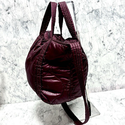 sea by chloe Purse shoulder bag handbag quilted purple Women's Used Authentic