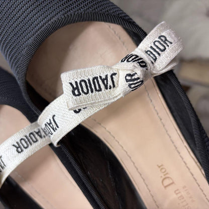 Christian Dior Flat Shoes J'ADIOR EU 39 US 9 Navy Authentic