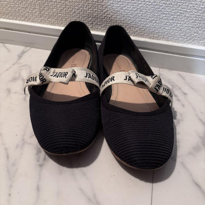 Christian Dior Flat Shoes J'ADIOR EU 39 US 9 Navy Authentic