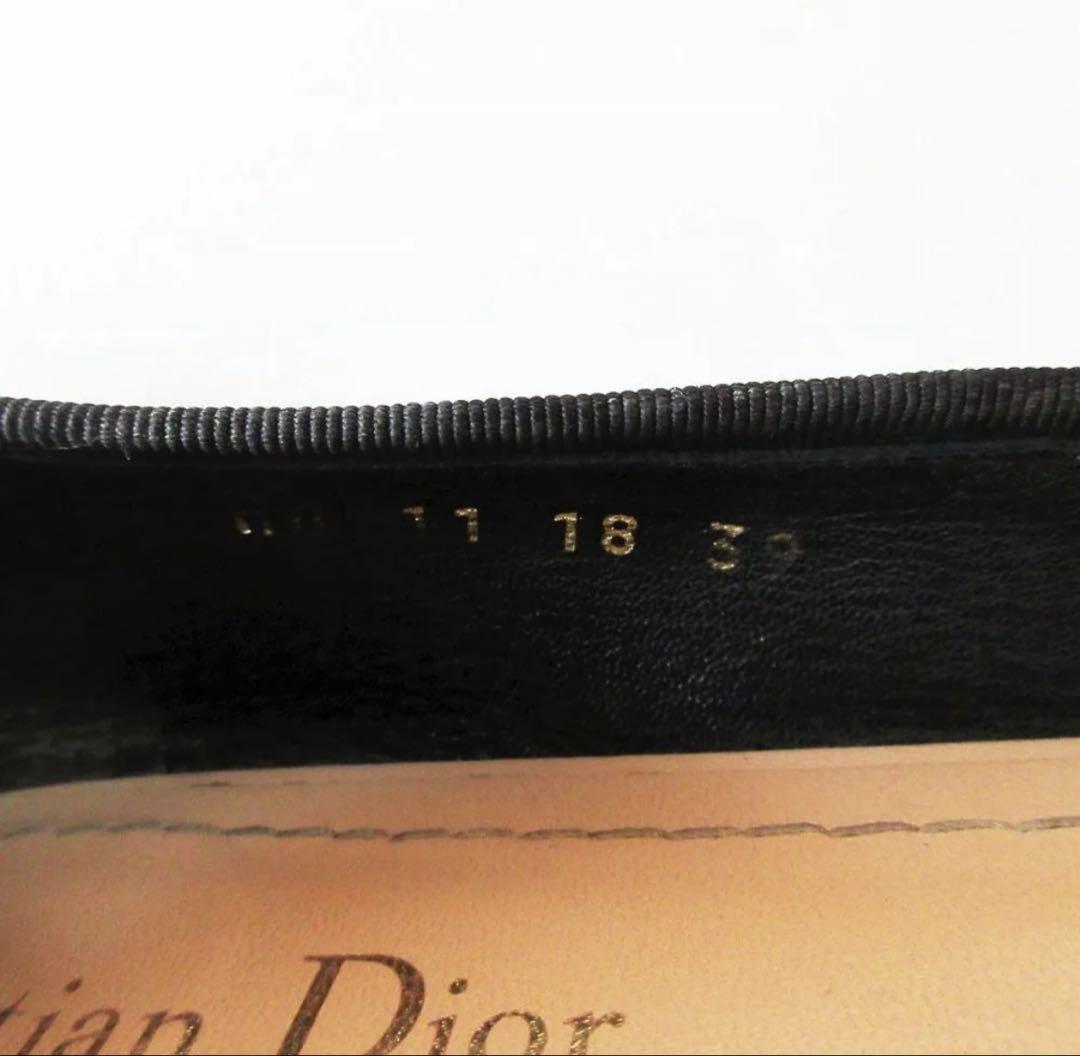 Christian Dior Flat Shoes J'ADIOR EU 39 US 9 Navy Authentic