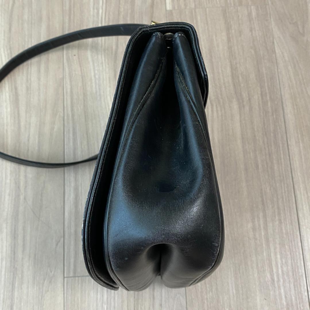 Christian Dior Shoulder Bag Purse Black Authentic