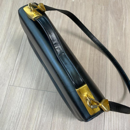 Christian Dior Shoulder Bag Purse Black Authentic