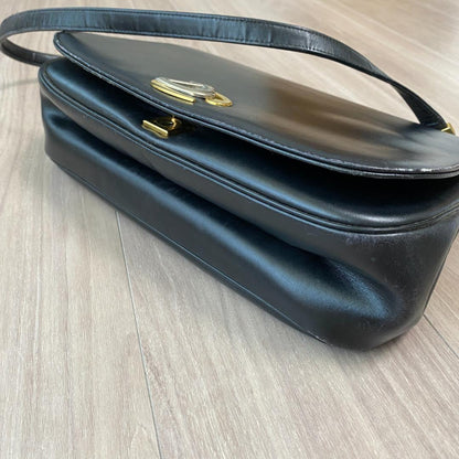 Christian Dior Shoulder Bag Purse Black Authentic