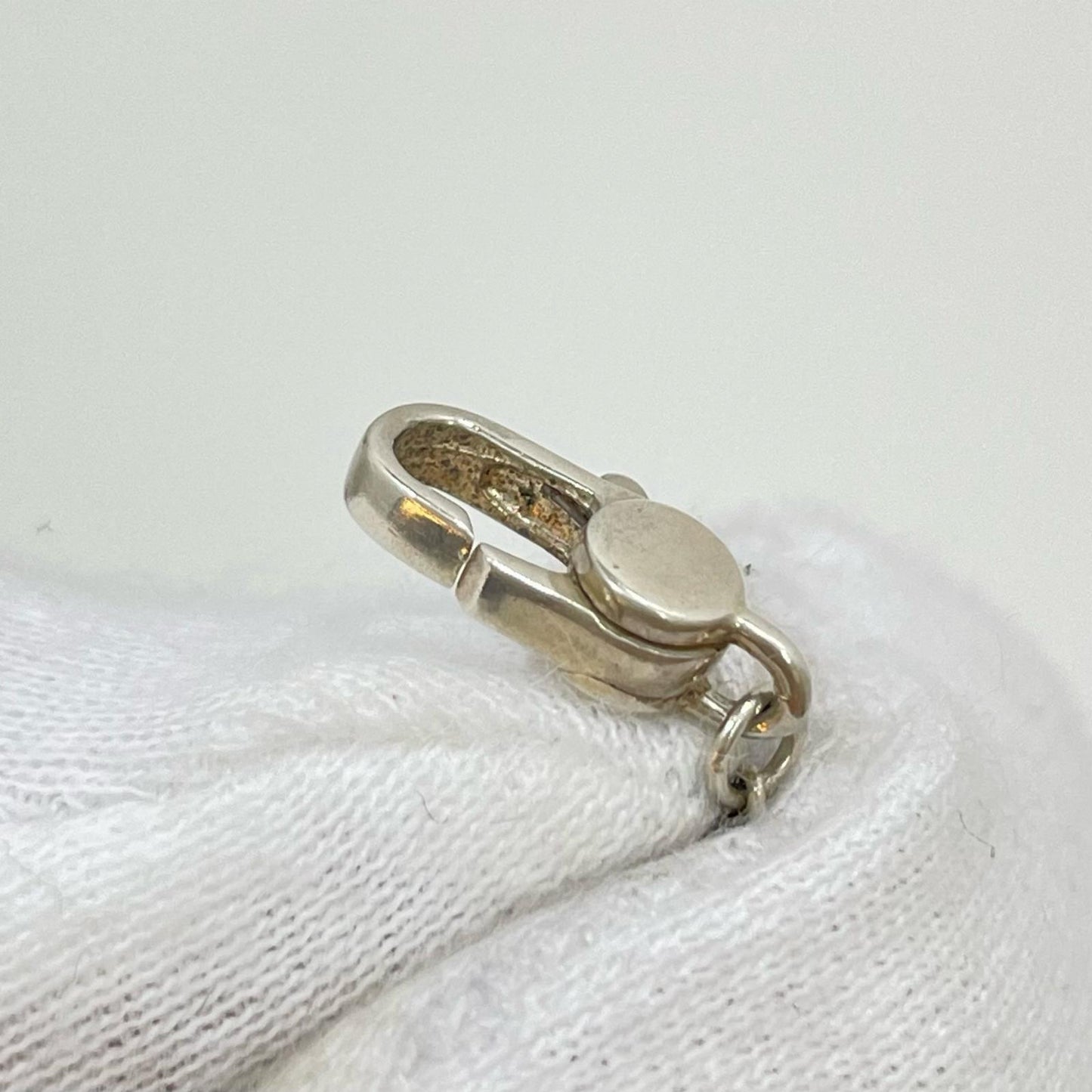 GUCCI Necklace Pendant Clover Silver AG925 Unisex Accessory Authentic