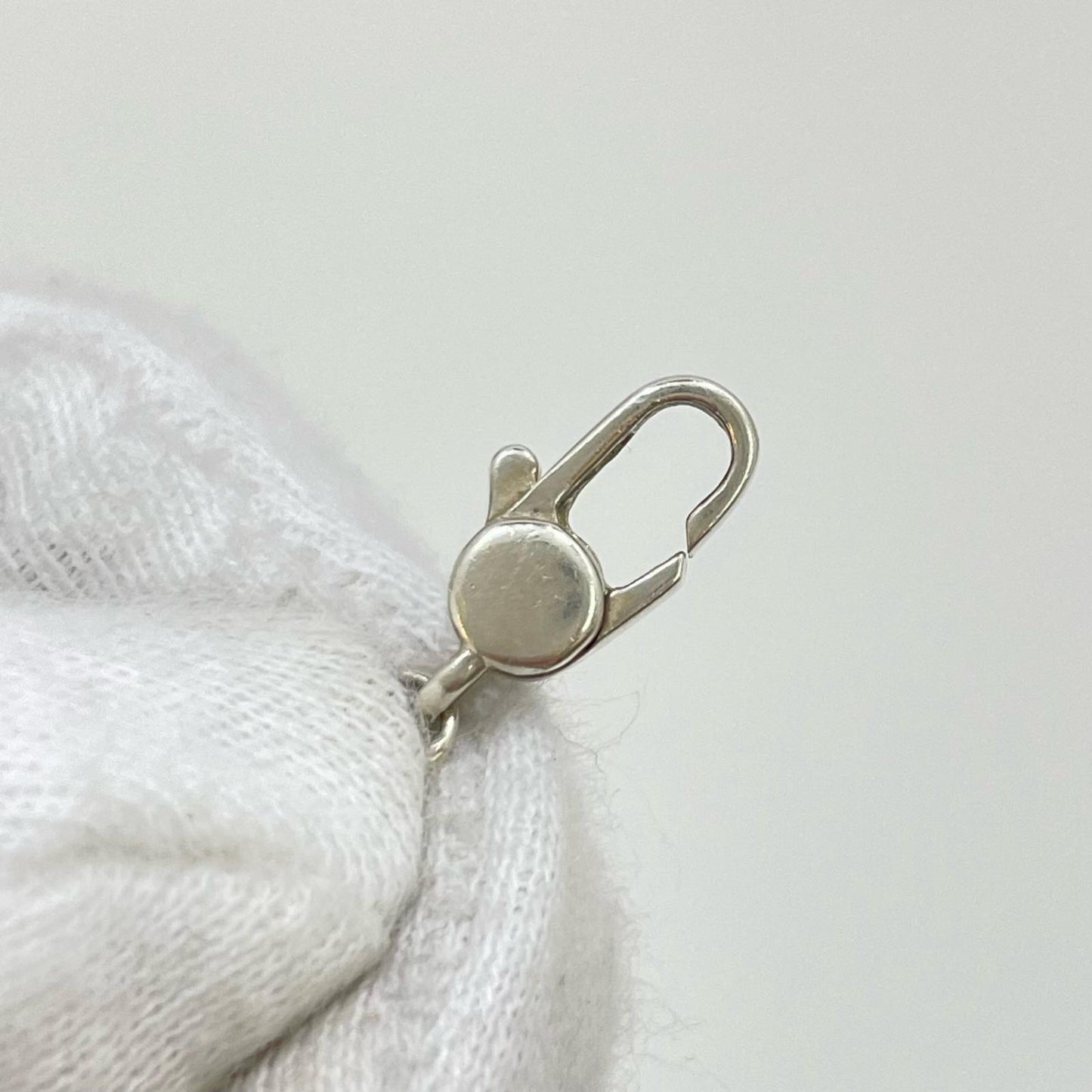 GUCCI Necklace Pendant Clover Silver AG925 Unisex Accessory Authentic