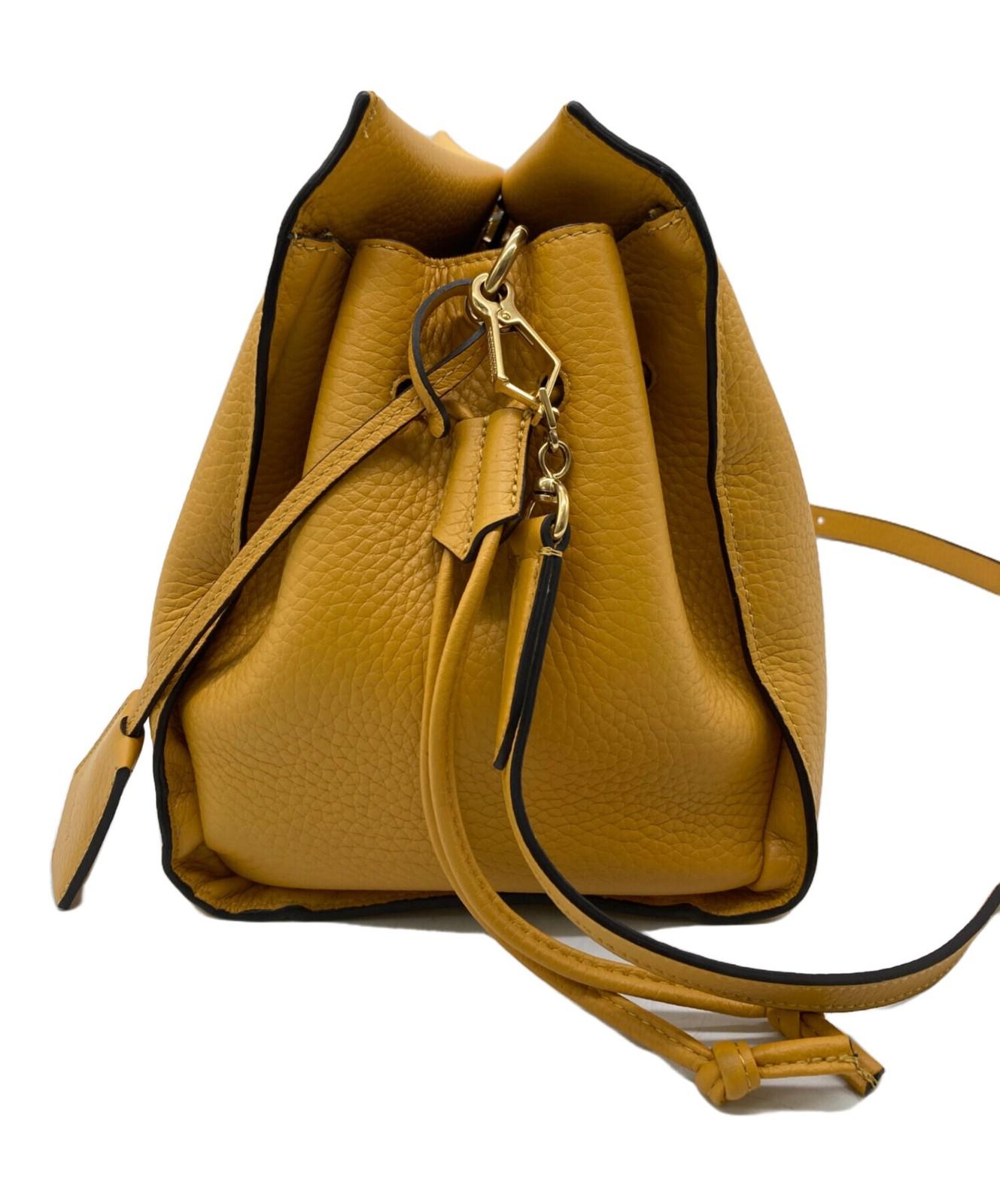 MULBERRY Shoulder Bag Purse Yellow Authentic