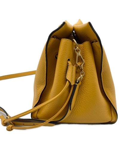 MULBERRY Shoulder Bag Purse Yellow Authentic
