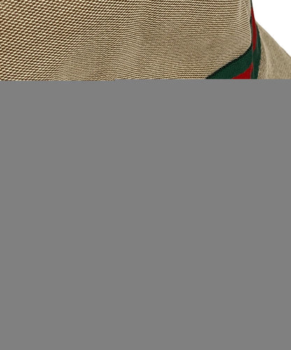 Gucci Bucket Hat Sherry Line Beige Unisex Authentic