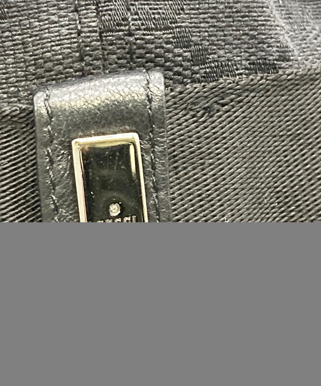 Gucci Bucket Hat GG Black Unisex Authentic