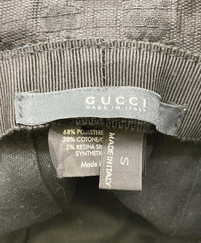 Gucci Bucket Hat GG Black Unisex Authentic
