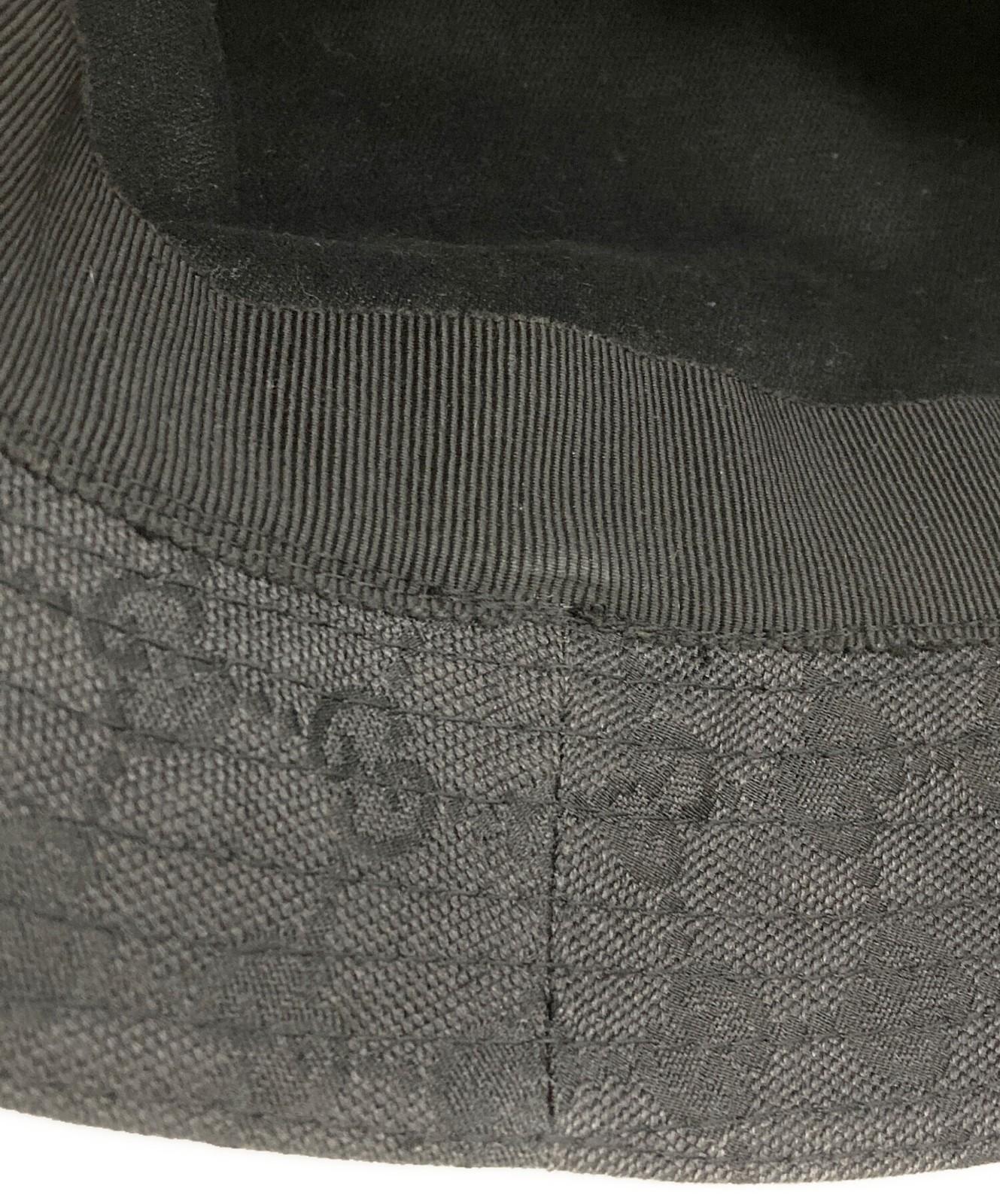 Gucci Bucket Hat GG Black Unisex Authentic