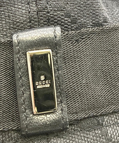 Gucci Bucket Hat GG Black Unisex Authentic