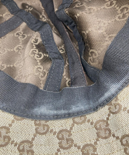 Gucci Bucket Hat GG Canvas Brown Unisex Authentic