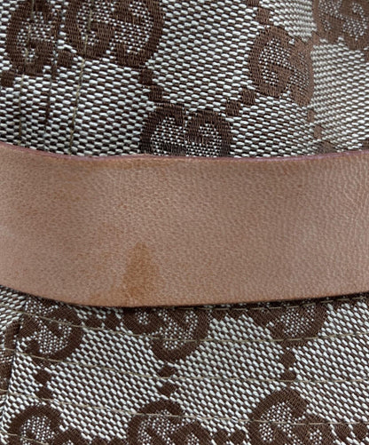 Gucci Bucket Hat GG Canvas Brown Unisex Authentic
