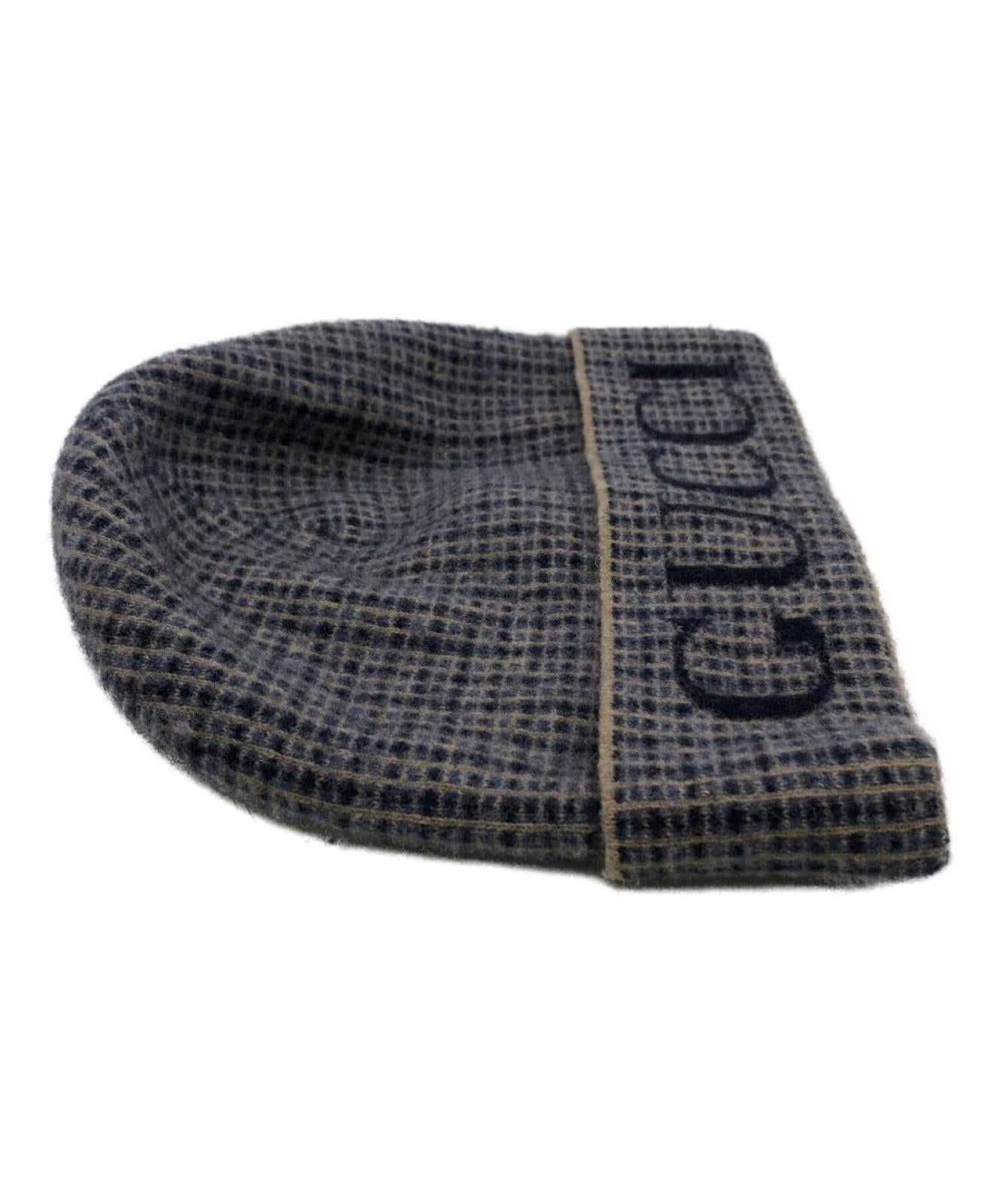 Gucci Knit Cap Logo Wool Men's Authentic