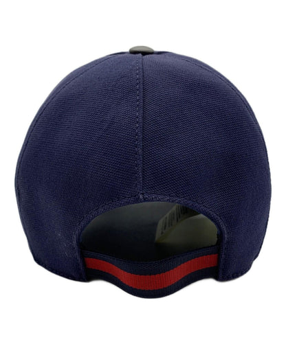Gucci Hat Cap Baseball Cap GG Interlocking Navy Red Men's Authentic