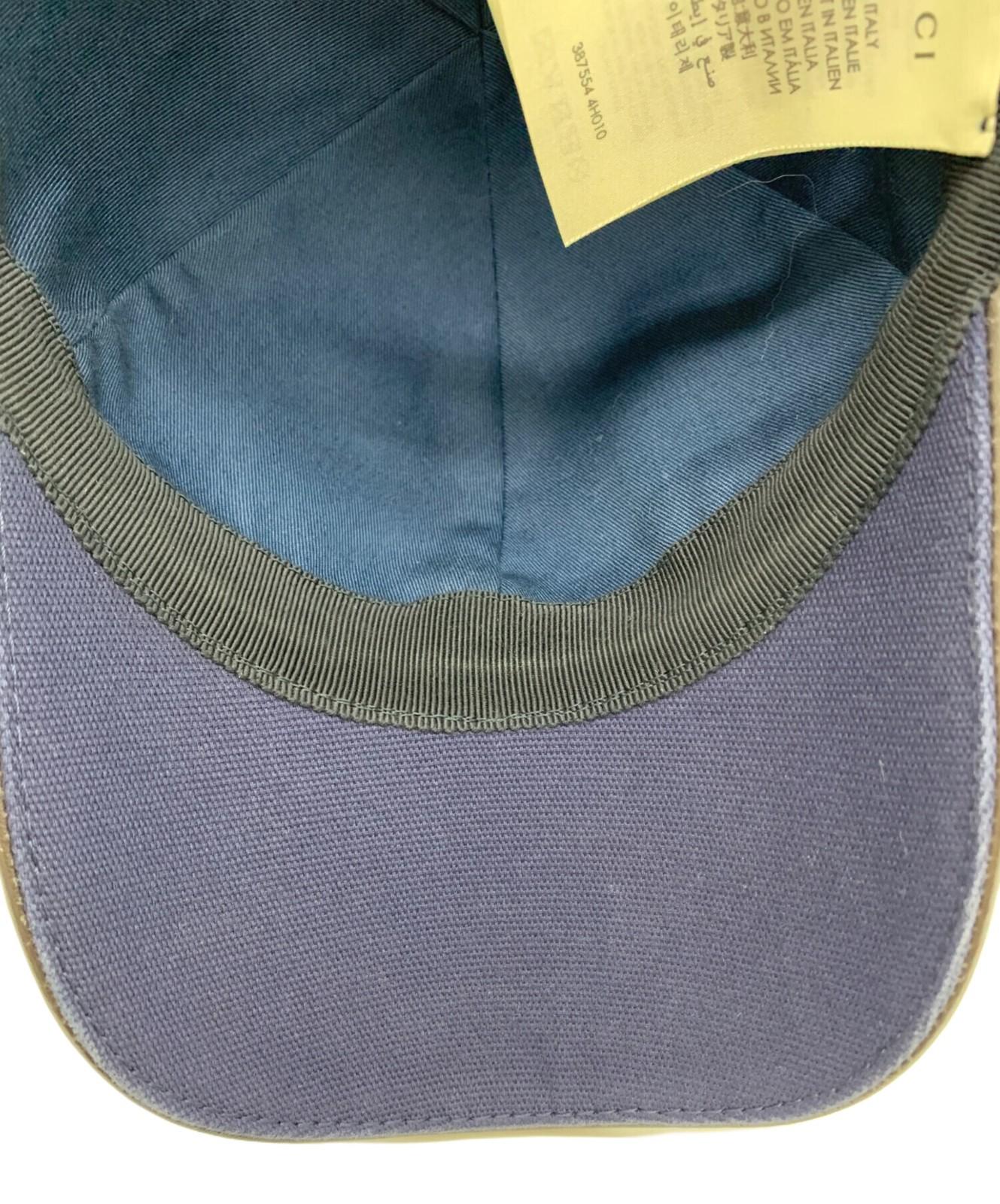 Gucci Hat Cap Baseball Cap GG Interlocking Navy Red Men's Authentic