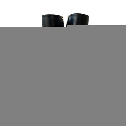 GUCCI Zip-up Boots Shoes EU 38.5 US 8.5 Black Authentic