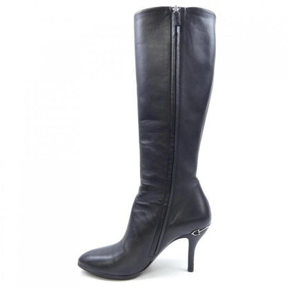 GUCCI Long Boots Shoes EU 36.5 US 6.5 Black Authentic