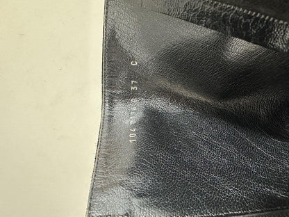 GUCCI Long Boots Shoes EU 37 US 7 Suede Black Authentic