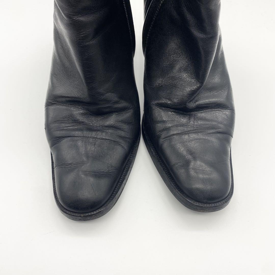 GUCCI Short Boots Shoes EU 37 US 7 Leather Authentic