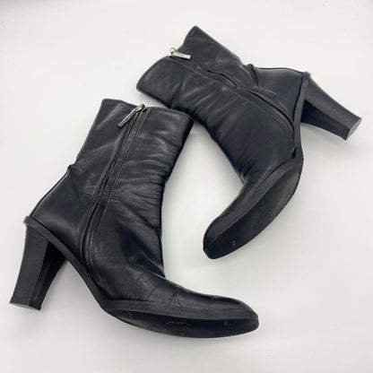 GUCCI Short Boots Shoes EU 37 US 7 Leather Authentic