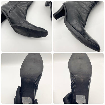 GUCCI Short Boots Shoes EU 37 US 7 Leather Authentic