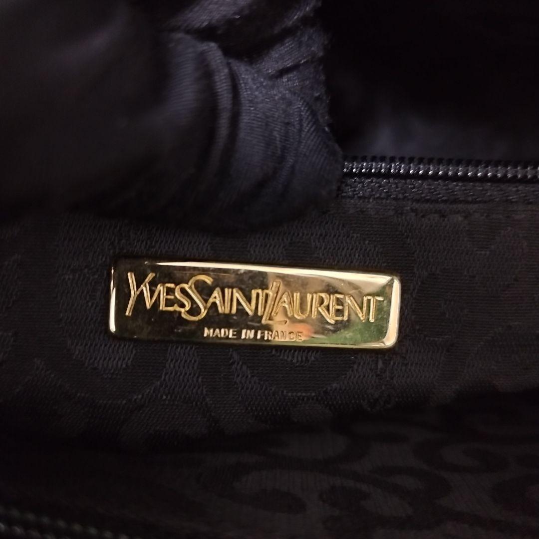 Saint Laurent Hand Bag Tote Purse YSL Cassandra Green Authentic