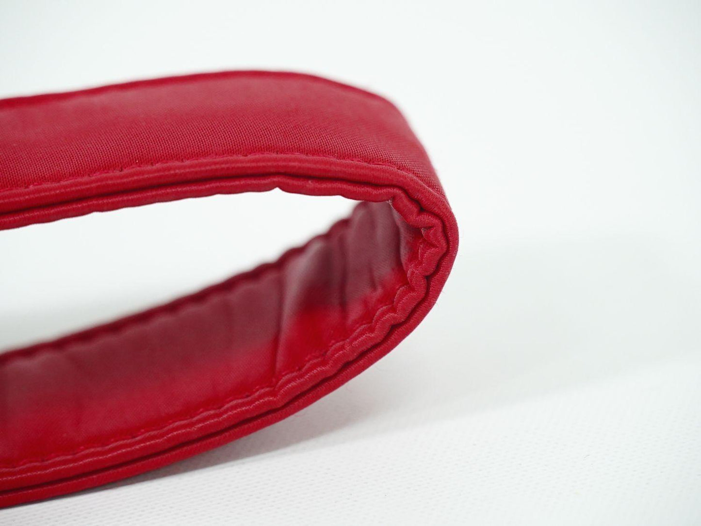 Saint Laurent Hand Bag Tote Purse YSL Cassandra Nylon Red Authentic