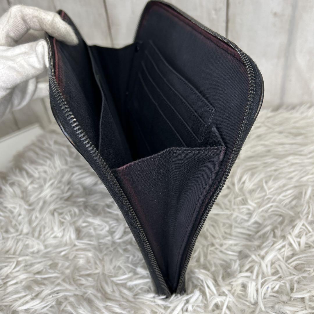 Saint Laurent Clutch Bag Second Bag YSL Cassandra Leather Black Authentic