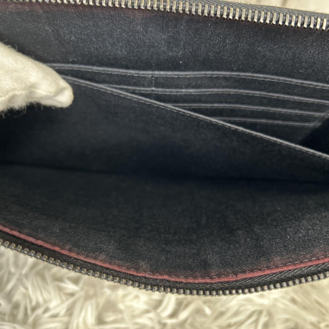 Saint Laurent Clutch Bag Second Bag YSL Cassandra Leather Black Authentic