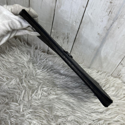 Saint Laurent Clutch Bag Second Bag YSL Cassandra Leather Black Authentic