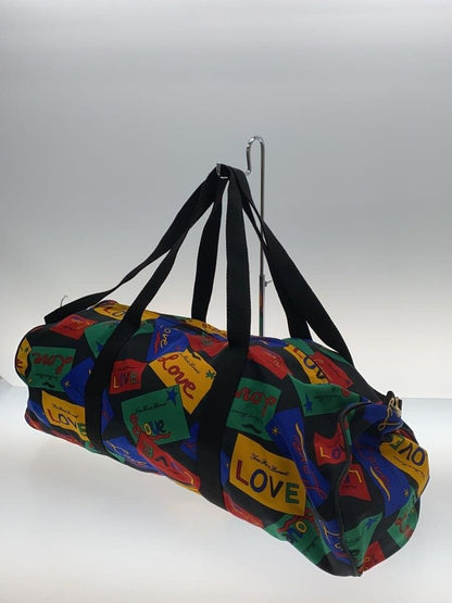 Saint Laurent Boston Bag Hand Bag Tote Purse Multicolor Authentic