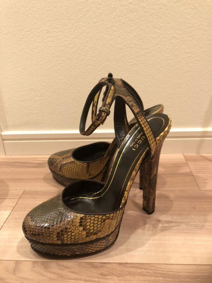 GUCCI Shoes Pumps Heel EU 38 US 8 Authentic