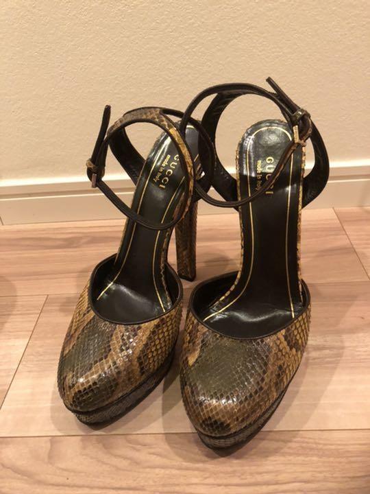 GUCCI Shoes Pumps Heel EU 38 US 8 Authentic