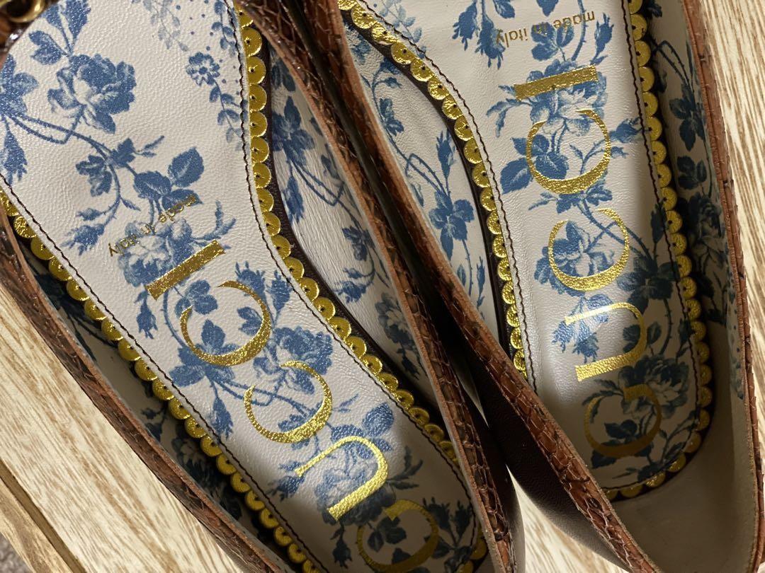 GUCCI Shoes Pumps Heel EU 36 US 6 Authentic