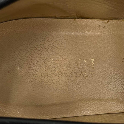 GUCCI Loafers Shoes Horse Bit EU 37 US 7 Suede Navy Authentic