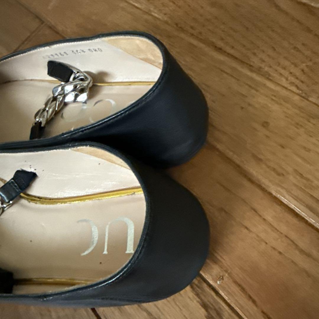 GUCCI Flat Shoes Horse Bit EU 36.5 US 6.5 Black Authentic