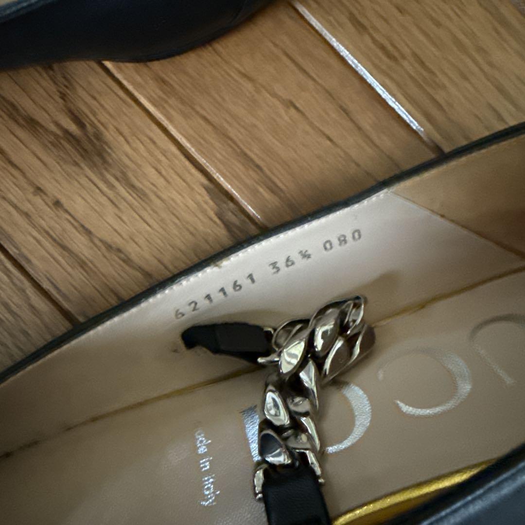 GUCCI Flat Shoes Horse Bit EU 36.5 US 6.5 Black Authentic