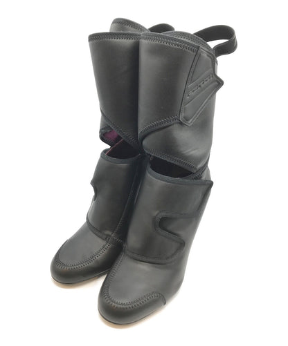 FENDI Boots Shoes EU 37 US 7 Black Authentic