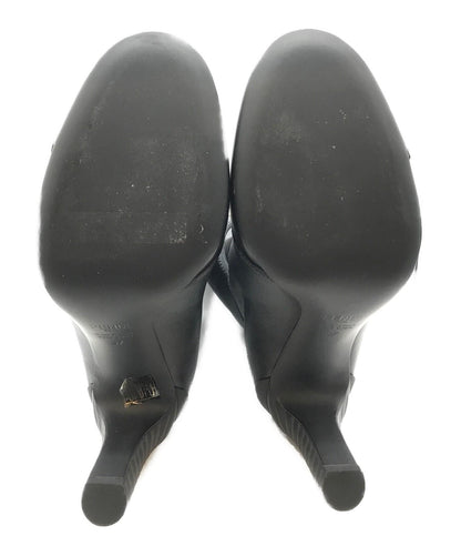 FENDI Boots Shoes EU 37 US 7 Black Authentic