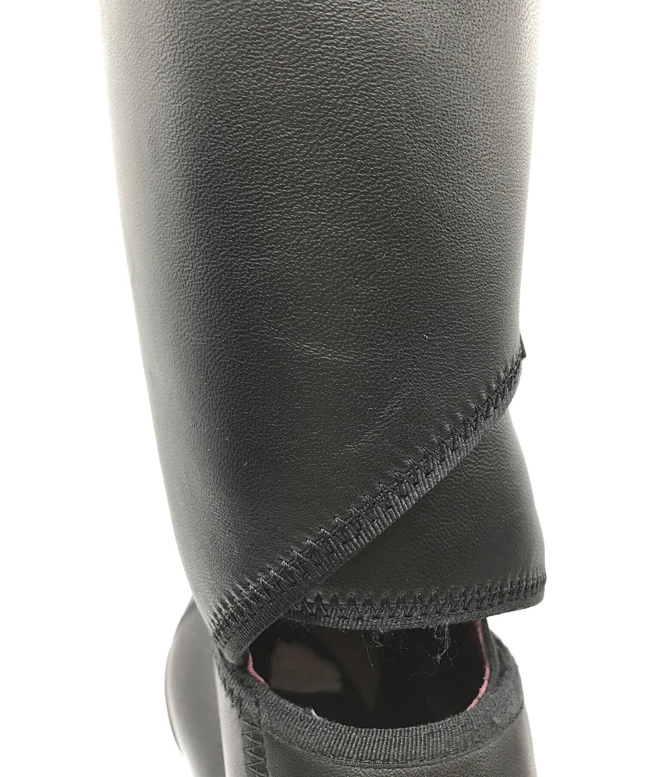 FENDI Boots Shoes EU 37 US 7 Black Authentic