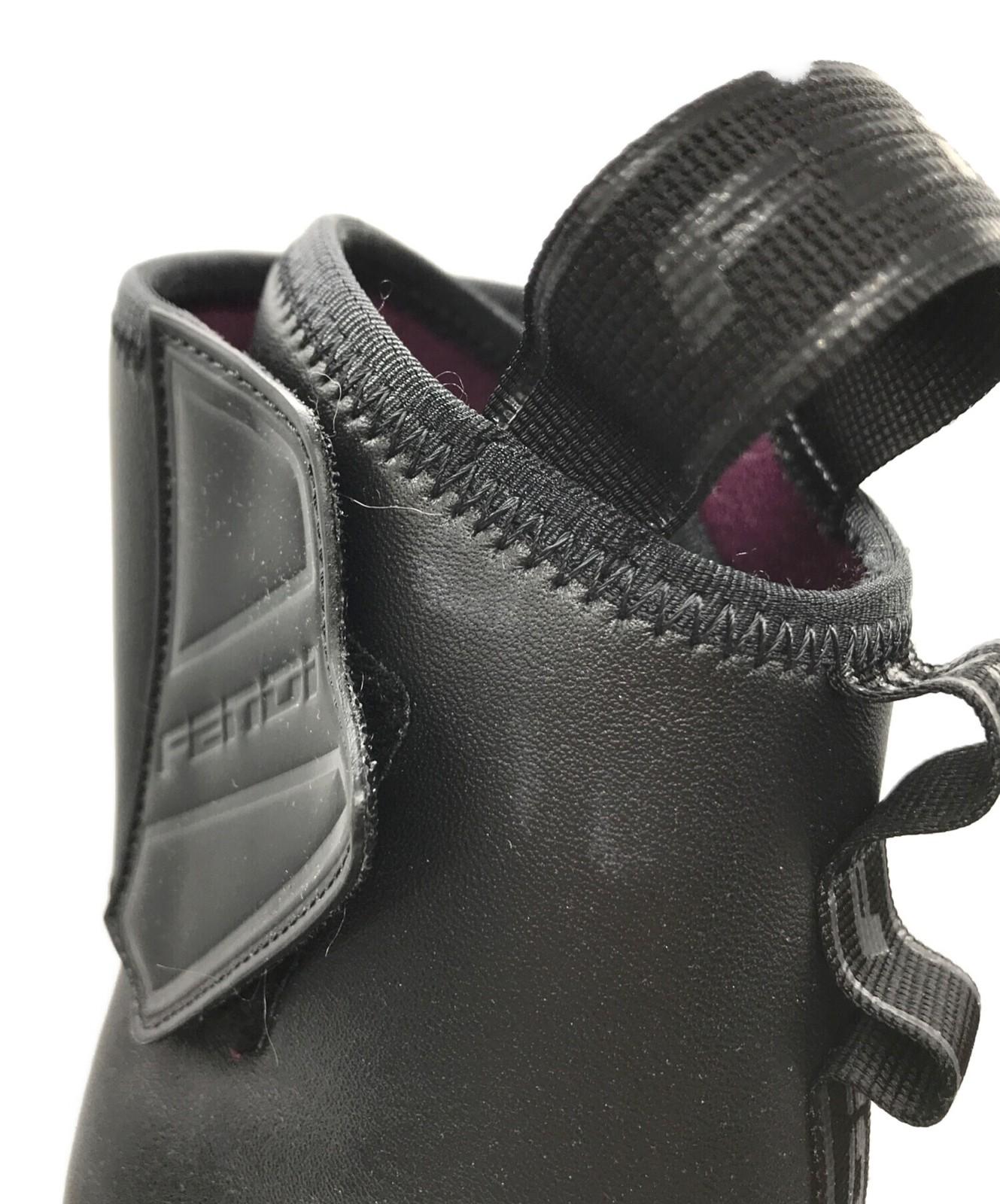 FENDI Boots Shoes EU 37 US 7 Black Authentic