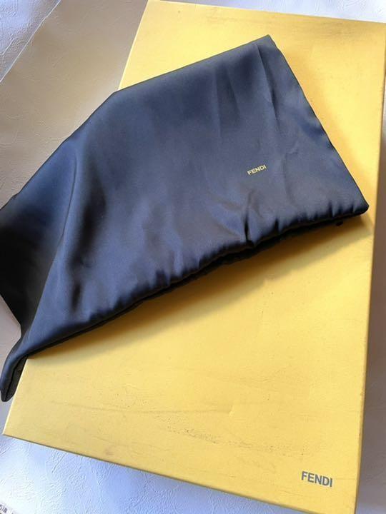 FENDI Long Boots Shoes EU 37 US 7 Leather Brown Authentic