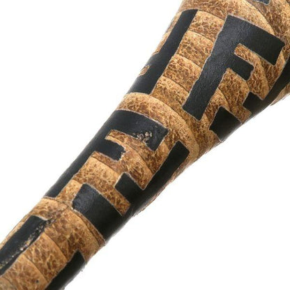 FENDI Shoes Pumps Heel FF Zucca EU 36.5 US 6.5 Beige Authentic